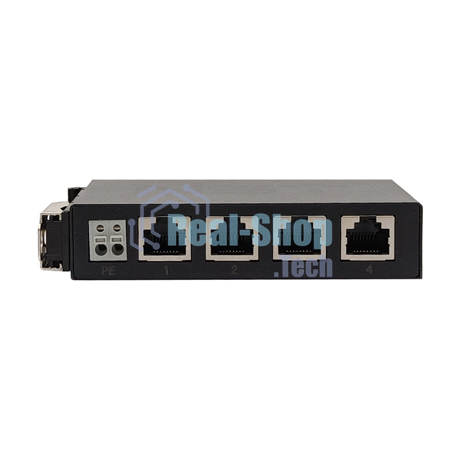 Устройство грозозащиты линий Ethernet + PoE на 4 канала (УЗИП). Класс II. Защищает PoE оборудование, подключенное к линиям Ethernet от наведенного напряжения высоких энергий. Скорость передачи данных: 10/100/1000 Мбит/c. Стандарты PoE: IEEE802.3 af/at/bt до 90W. Защищаемые контакты: 1-8. Номинальное рабочее напряжение Un - 48V DC. Максимльное рабочее напряжение Um - 58V DC. Максимльный ток разряда Imax - до 10kA. Время отклика - до 1нс. Вход - Розетка RJ45, Выход - Розетка RJ45. Заземление - заж