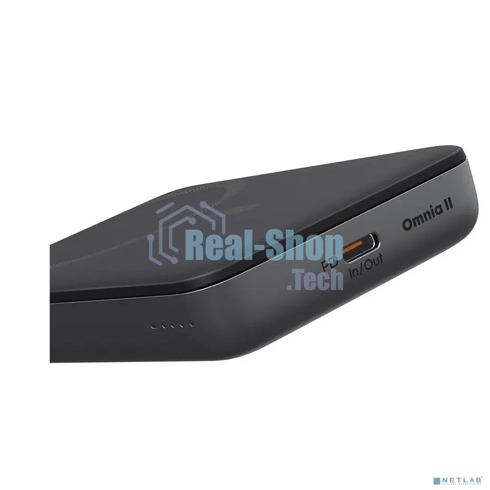 Портативный аккумулятор Aukey Magnetic2 10000 Qi2 черный