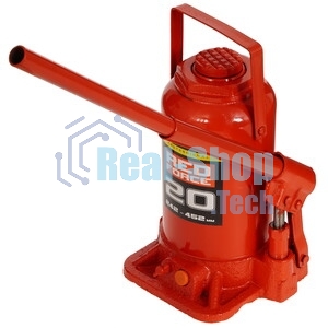 Домкрат STAYER 43160-20_z01 гидравлический бутылочный red force 20т 242-452мм