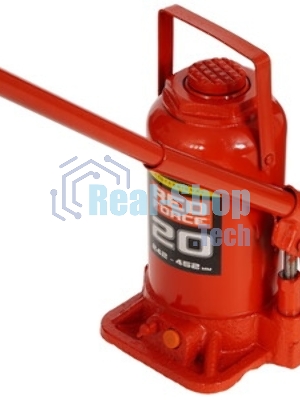 Домкрат STAYER 43160-20_z01 гидравлический бутылочный red force 20т 242-452мм