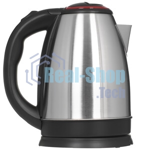 Электрочайник Blackton Bt KT1810S сталь-красный, 1.8 л, 1850 Вт, скрытый нагревательный элемент