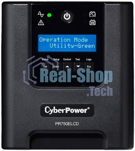 Источник бесперебойного питания CyberPower PR750ELCD 750VA/675W USB/RJ11/45 (6 IEC)