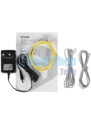 Интернет-телефония D-Link DVG-N5402G/2S1U1L/A1A Беспроводной гигабитный маршрутизатор с поддержкой 3G/LTE, 2 FXS-портами, 1 PSTN-портом (lifeline) и USB-портом