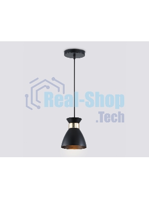 Светильник Ambrella light TR8468 BK/FGD черный/золото E27 max 60W D130*1000
