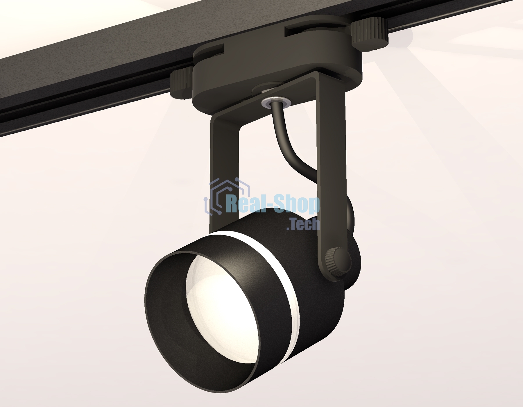 Светильник Ambrella light XT6602081 PBK/SBK/FR черный полированный/черный песок/белый матовый MR16 GU10 (C6602, N6229)