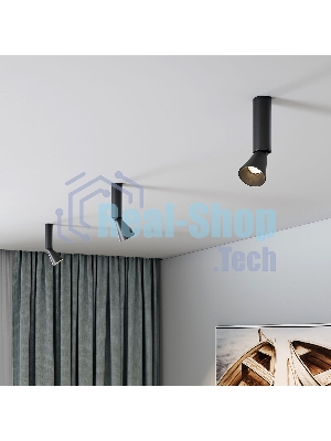25107/LED 7W 4000К / светильник потолочный светодиодный / черный