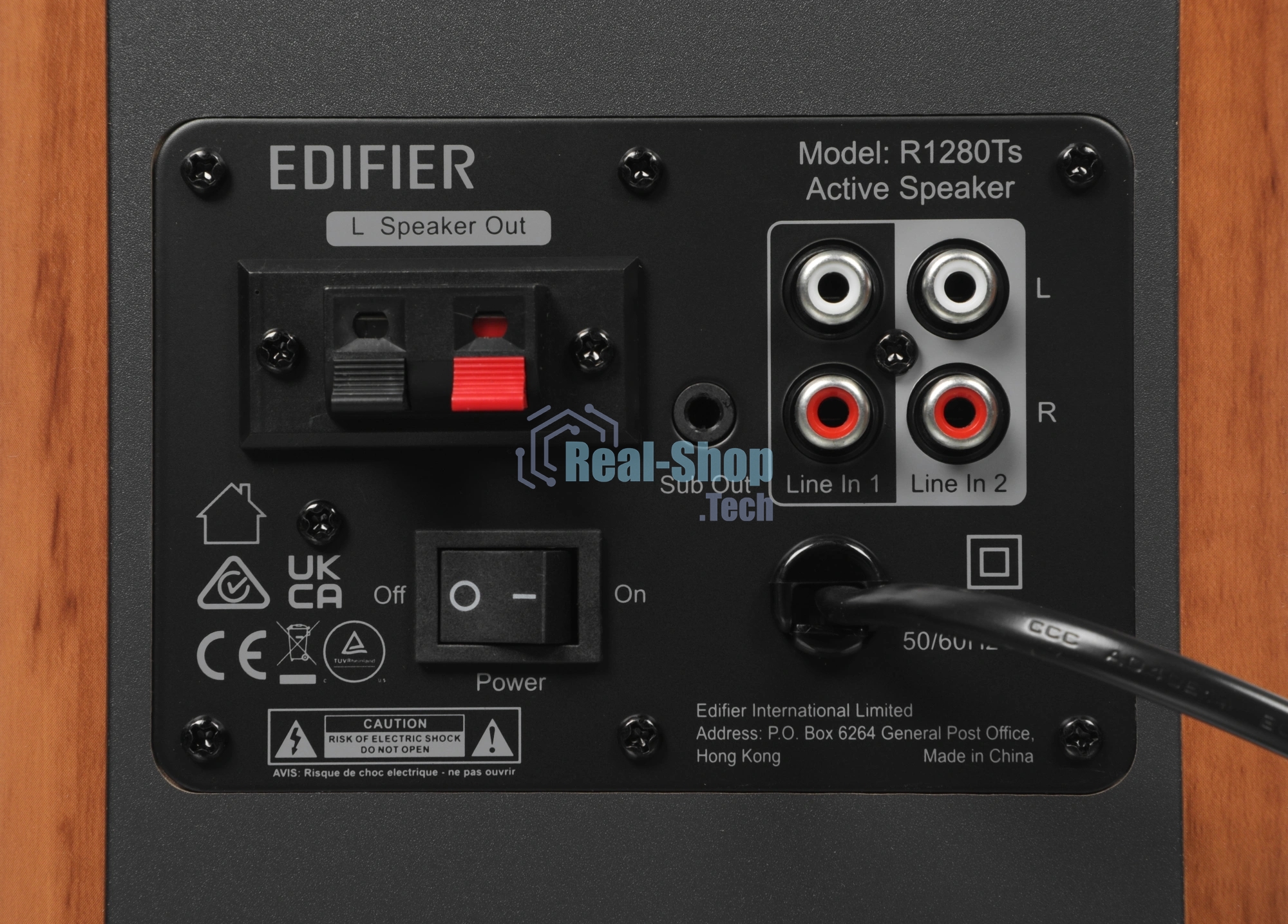 Акустическая система Edifier R1280Ts 2.0 светлое дерево/черный 42Вт