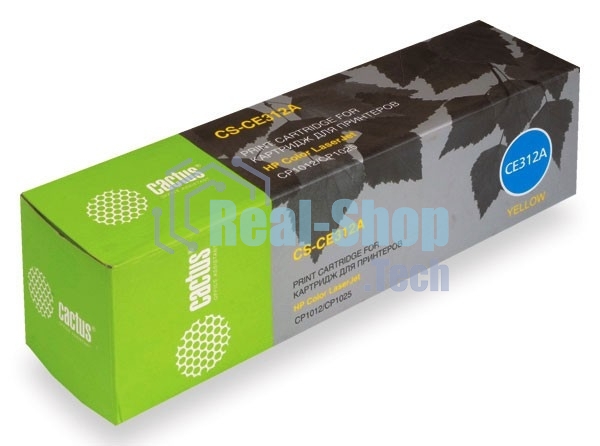 Картридж лазерный Cactus CS-CE312A желтый (1000 стр.) для HP LJ CP1012Pro/CP1025