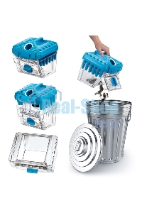 Моющий пылесос Thomas DryBOX Amfibia черный/голубой, 325/1700 Вт, уборка влажная/сухая/сбор жидкости, пылесборник контейнер 2.6 л