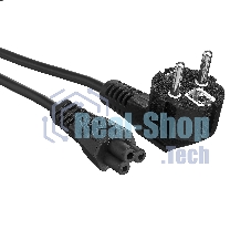 Кабель питания ноутбуков ExeGate Special PC5-1,8S (Евровилка Schuko->С5) 3*0.5, CCA, 1.8м