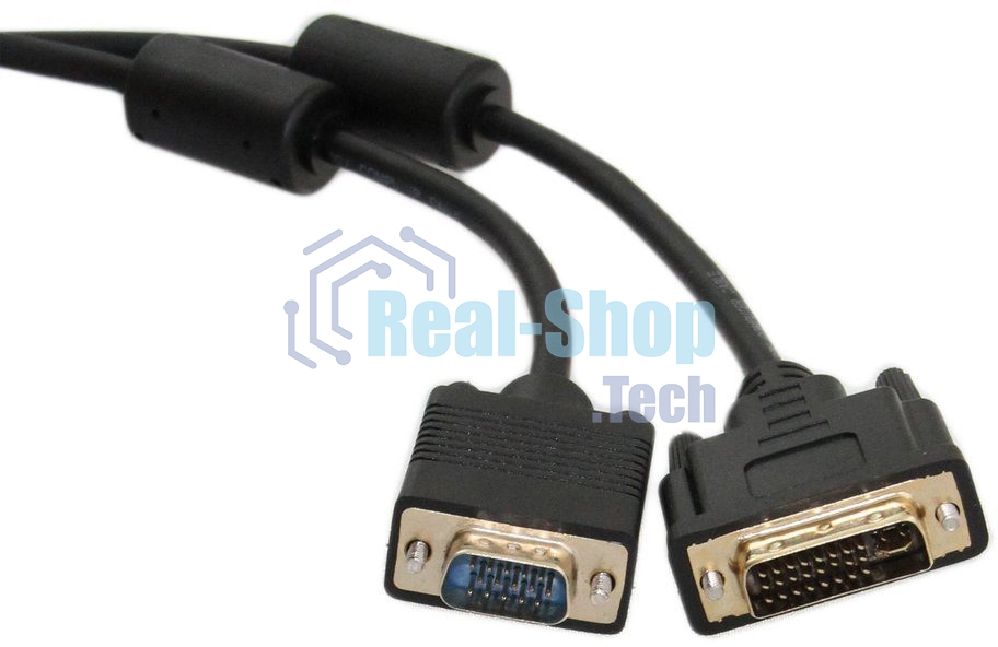 Кабель-переходник DVI (24+5)----> VGA_M/M 1,8м Telecom (TA680F-1.8M) Кабель-переходник DVI (24+5)----> VGA_M/M 1,8м Telecom (TA680F-1.8M)
