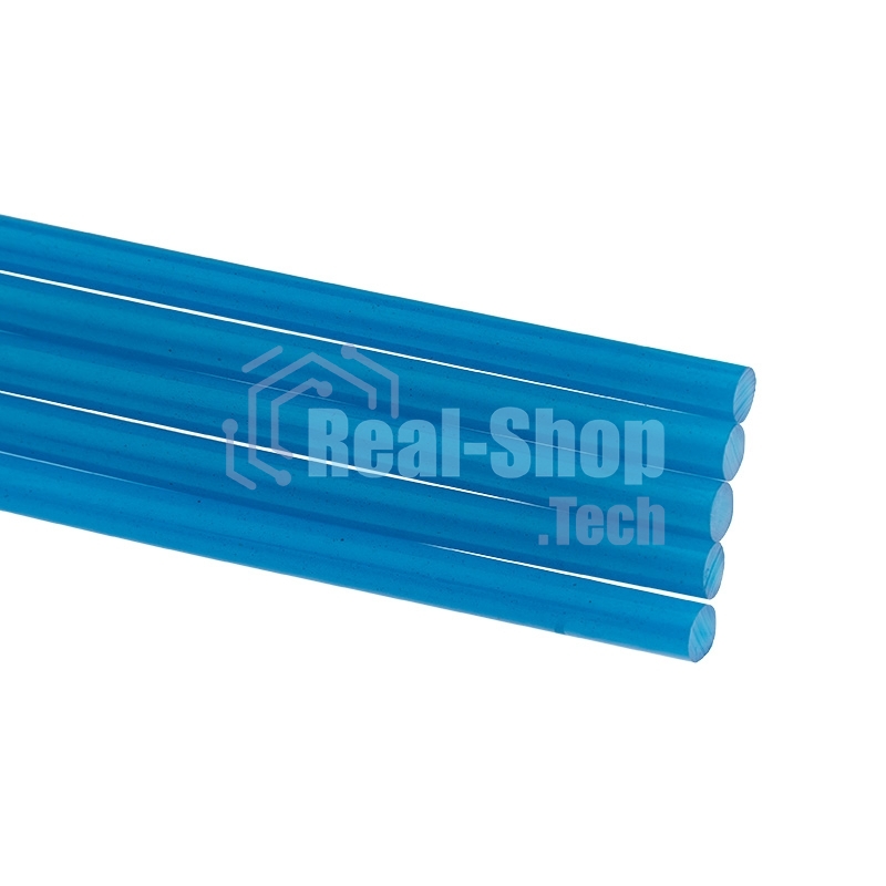 Клеевые стержни Rexant, Ø7 мм, 100 мм, синие, 6 шт., блистер