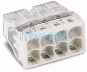 Клемма 8х(0.5-2.5мм) 8-х проводн. для распред. короб. (без п) WAGO 2273-208