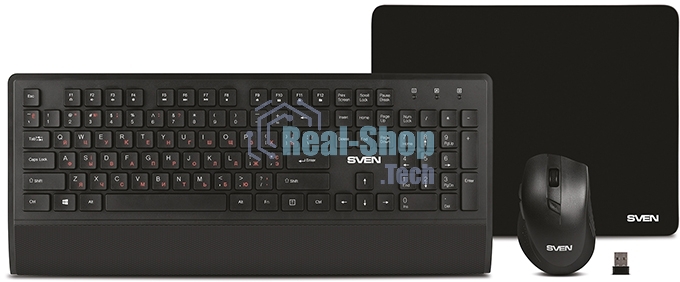 Комплект беспроводной клавиатура+мышь SVEN KB-C3800W