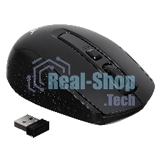 Мышь беспроводная Acer OMR060 черный, 1600 dpi, радиоканал, USB, кнопки - 6