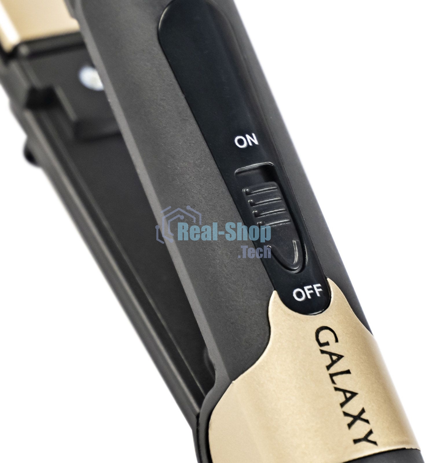 Щипцы для волос Galaxy Line GL 4519, черный, 40 Вт, максимальная температура 180°С, керамическое покрытие поверхностей, индикатор работы, ножка-подставка для обеспечения защиты от нагрева поверхности стола, шнур питания, вращающийся на 360°, подвесная пет