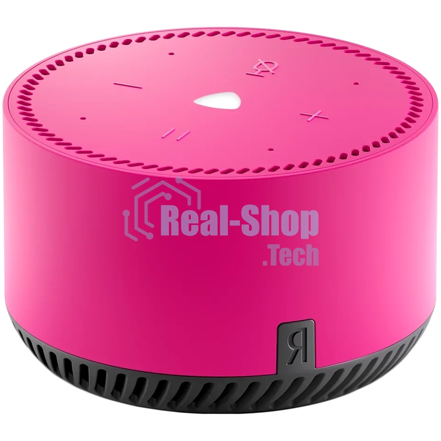 Умная колонка Яндекс Станция Лайт, 5Вт, с голосовым ассистентом Алиса, фламинго/розовый (YNDX-00025N)