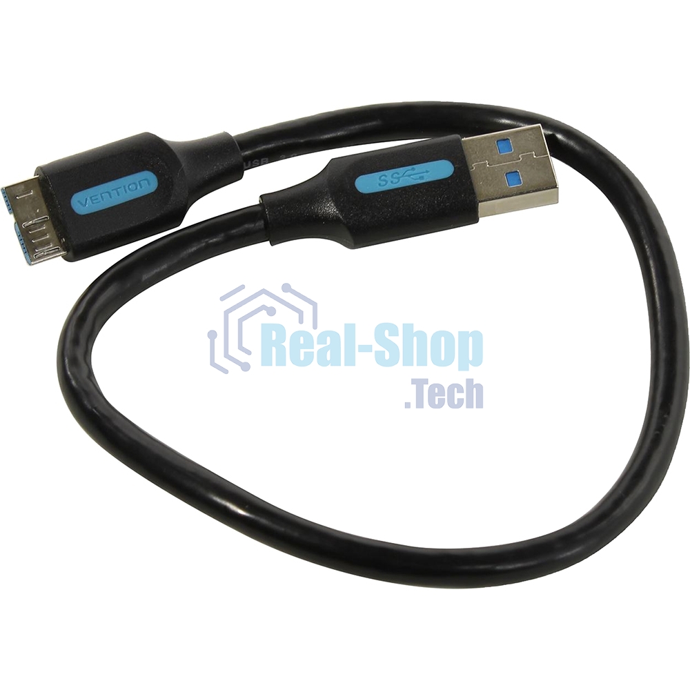 Кабель Vention USB 3.0 AM/micro B - 0,25м. Кабель Vention USB 3.0 AM/micro B - 0,25м.