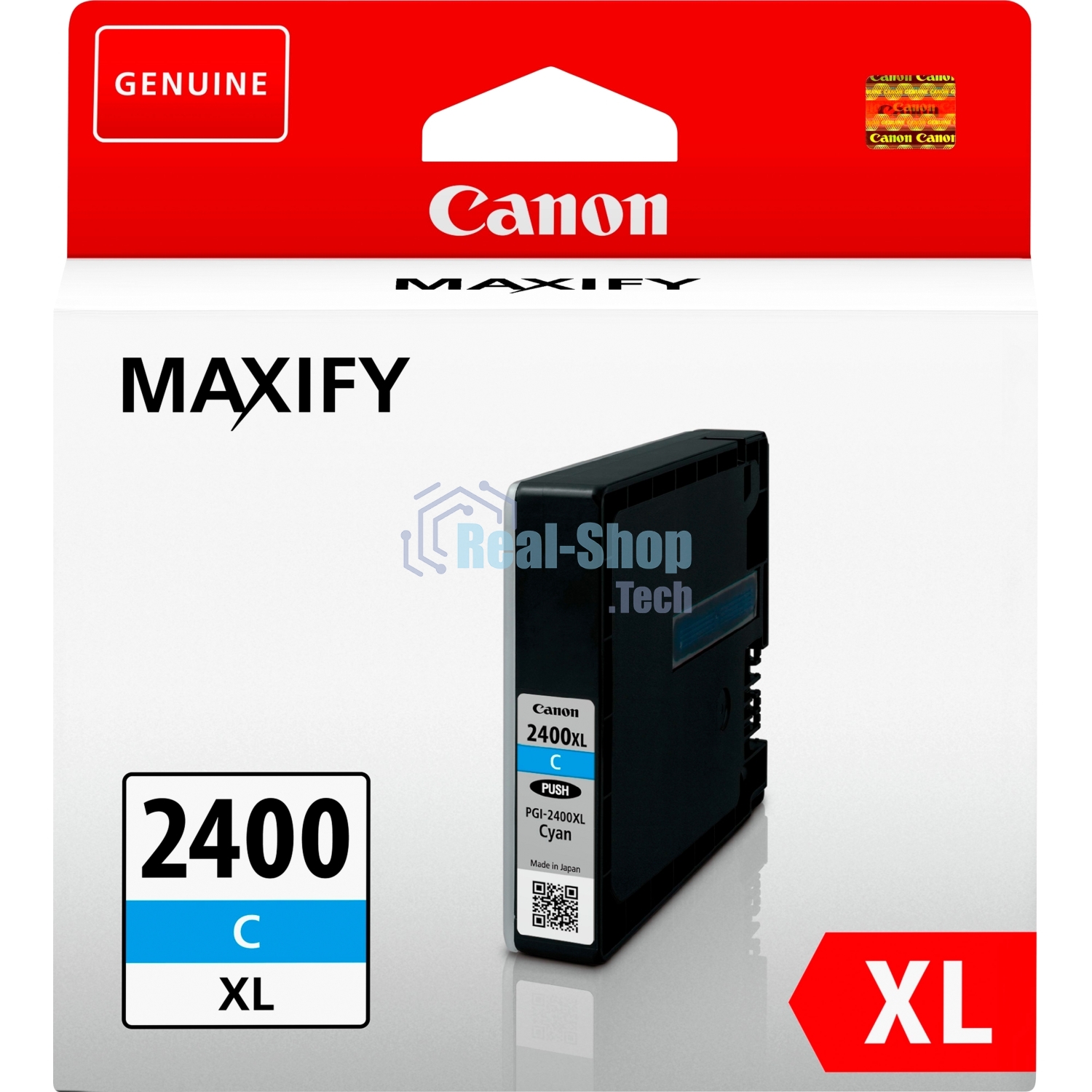 Картридж струйный Canon PGI-2400XL голубой, 1500 стр., для MAXIFY iB4040/МВ5040/МВ5340