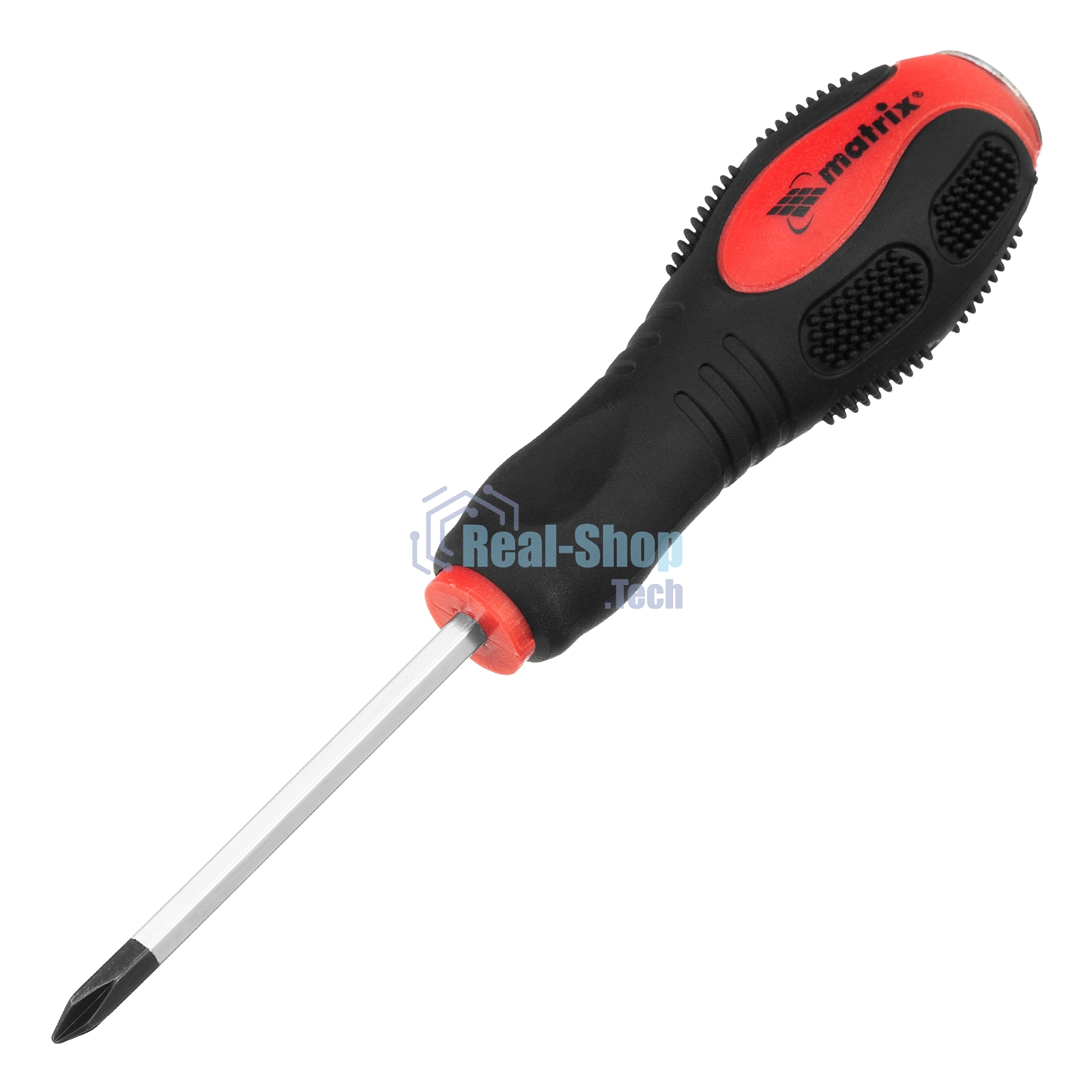 Отвертка Matrix Ударная, PH1x75 мм, двух-компонентная рукоятка, CrV