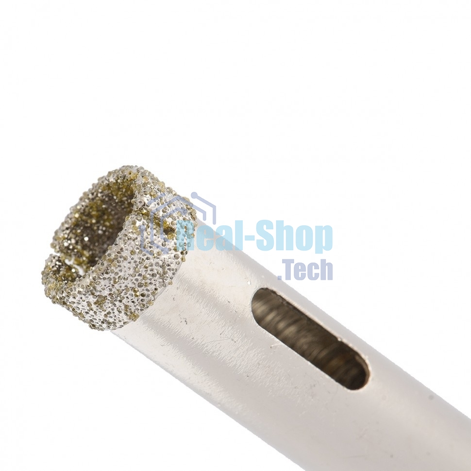 Сверло алмазное Matrix по керамограниту, 12 х 67 мм, 3-гранный хвостовик 2 шт.