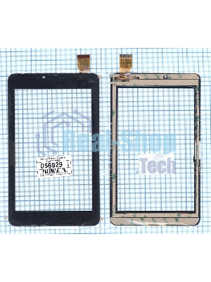 Сенсорное стекло (тачскрин) FHF70040, черное