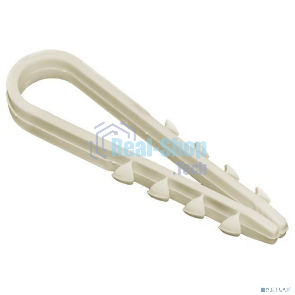 Дюбель-хомут Fortisflex ДХ 19-25 нейлон белый (уп. 100 шт)