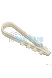 Дюбель-хомут Fortisflex ДХ 19-25 нейлон белый (уп. 100 шт)