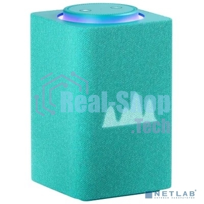 Умная колонка Yandex Станция Макс Zigbee Алиса 65W 1.0 BT/Wi-Fi 10м, (YNDX-00053TRQ), бирюзовый