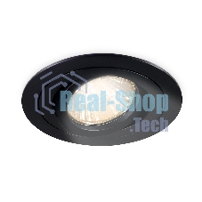 Светильник встраиваемый Ambrella light TN102502 BK черный GU5.3 D92*28