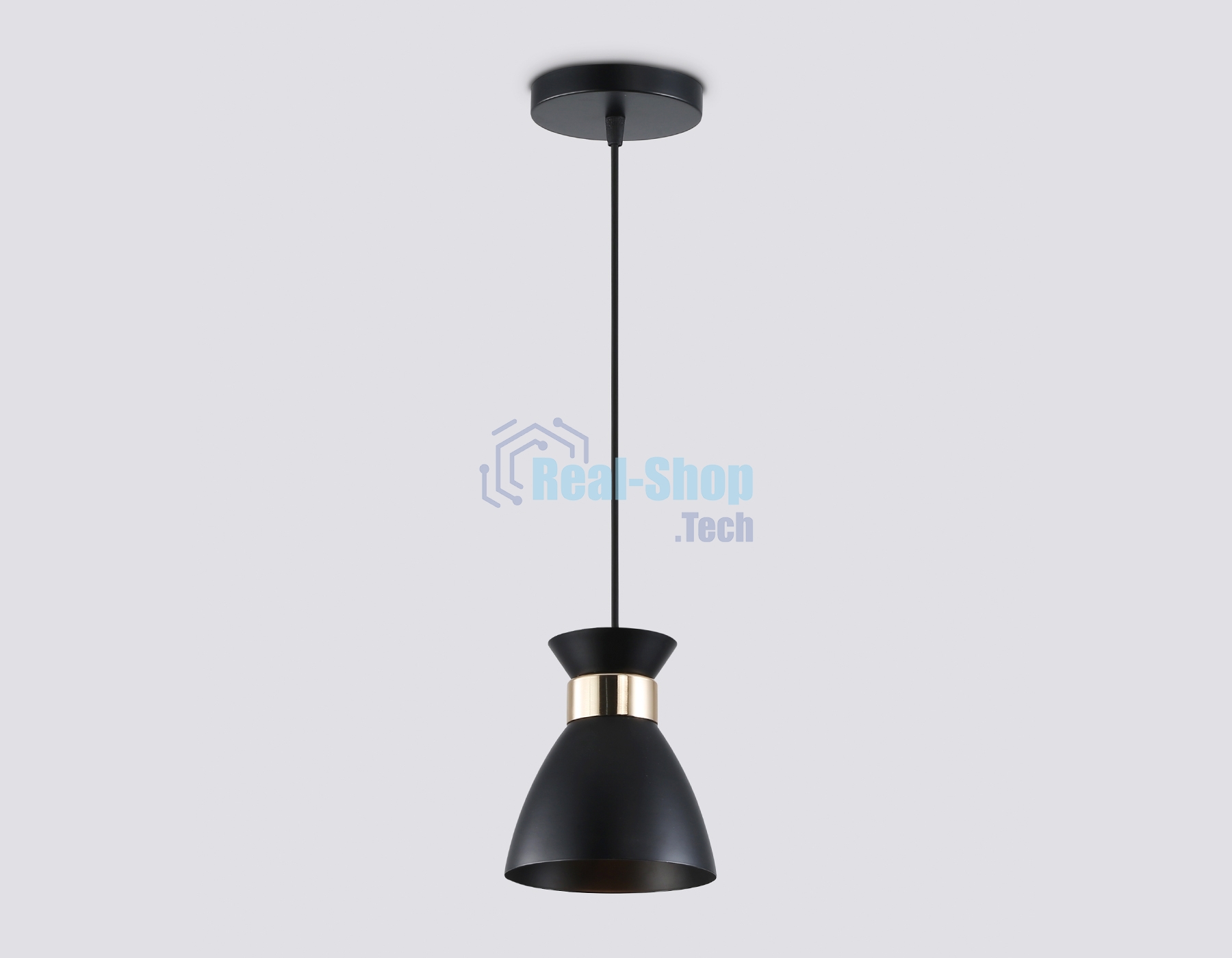 Светильник Ambrella light TR8468 BK/FGD черный/золото E27 max 60W D130*1000