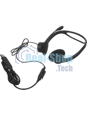 Гарнитура Logitech PC Headset 960 Stereo чёрный, проводная, USB