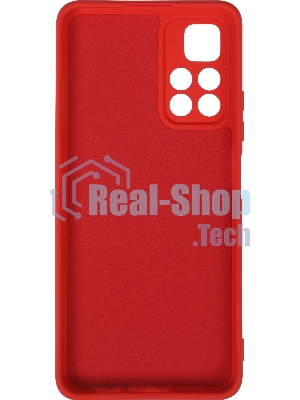 Чехол (клип-кейс) BORASCO Microfiber Case, для Xiaomi Poco M4 Pro, красный