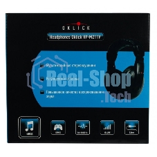 Наушники мониторные Oklick HP-M211V 1.8м черный проводные (оголовье)