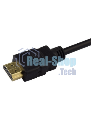 Кабель-адаптер HDMI M-->VGA 15F ORIENT C050, для подкл.монитора/проектора к выходу HDMI 