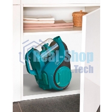 Пылесос Tefal TW2922EA бирюзовый/черный, 750/2100Вт, уборка сухая, пылесборник контейнер 1.5л