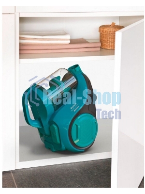Пылесос Tefal TW2922EA бирюзовый/черный, 750/2100Вт, уборка сухая, пылесборник контейнер 1.5л