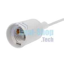 Патрон E27 Rexant силиконовый со шнуром 1 м белый