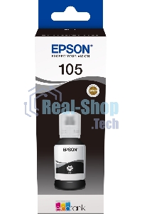 Чернила Epson 105BK C13T00Q140 черный (8000 стр.) (140мл) для Epson L7160/7180