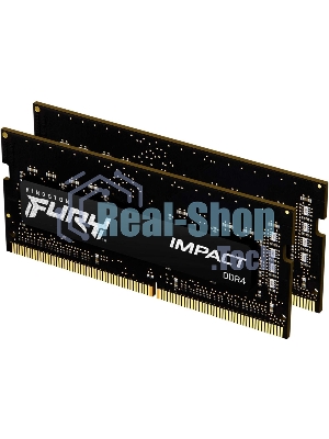 Оперативная память Kingston Fury Impact, DDR4, 32Gb (2x16Gb), 3200MHz, CL20, SO-DIMM