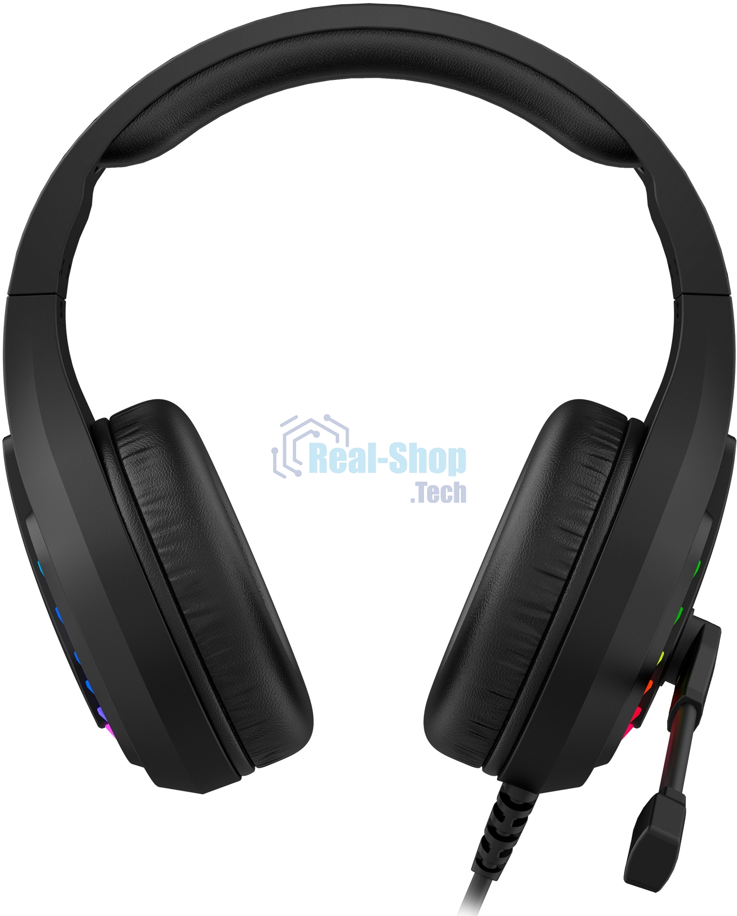 Гарнитура проводная с микрофоном A4Tech Bloody G230 черный 2м накладные USB оголовье (G230)