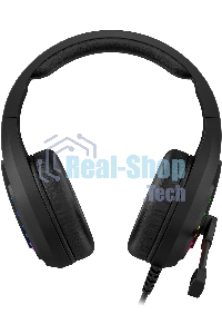 Гарнитура проводная с микрофоном A4Tech Bloody G230 черный 2м накладные USB оголовье (G230)
