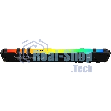 Оперативная память Kingston Fury Beast, DDR4, 16GB (1x16GB), 3200MHz, CL16, DIMM, с радиатором, RGB, черный