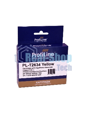 Картридж струйный ProfiLine PL-T2634 для принтеров Epson Expression Premium XP-600/XP-605/XP-700/XP-710/XP-800/XP-820 с чернилами Yellow