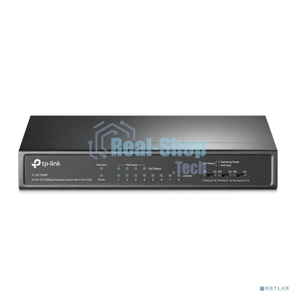Коммутатор TP-Link SMB TL-SF1008P Коммутатор 8-port 10/100M Desktop PoE Switch