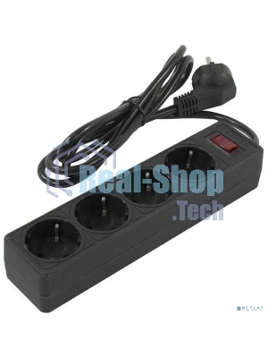 Сетевой фильтр 5bites GARDA SP4B-550 4S / 3x0.75мм2 / 5м / черный