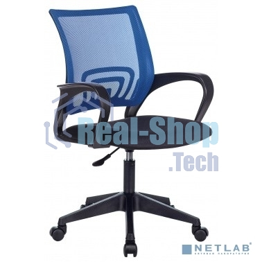 Кресло компьютерное Бюрократ CH-695NLT синий TW-05 сиденье черный TW-11, сетка/ткань, крестовина пластик