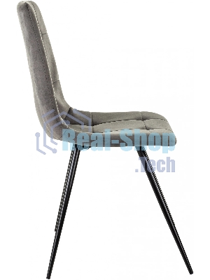 Стул для дома Бюрократ CH-K1_2 комплект 2 шт т. серый Holland 18 металл черный на ножках
