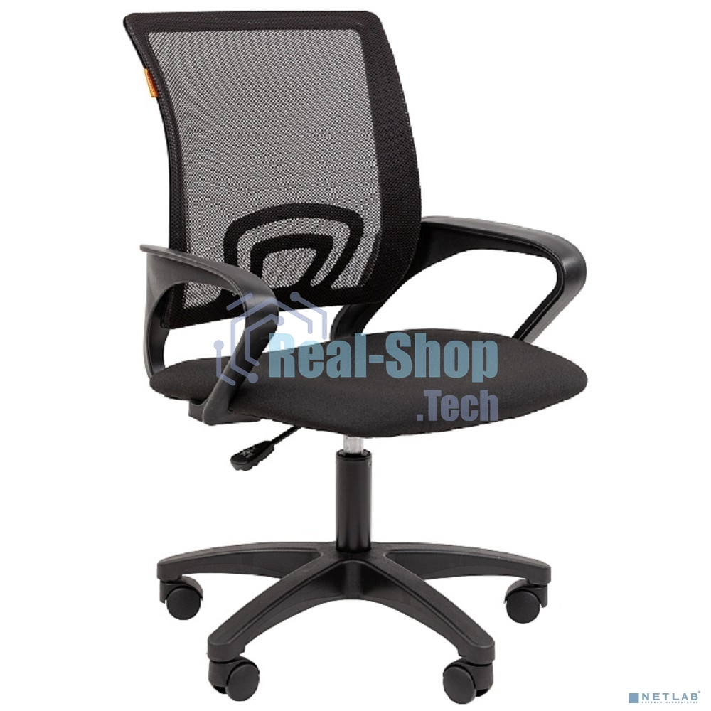 Кресло Chairman 696LT N TW-01 черный, ткань, 120 кг, механизм качания