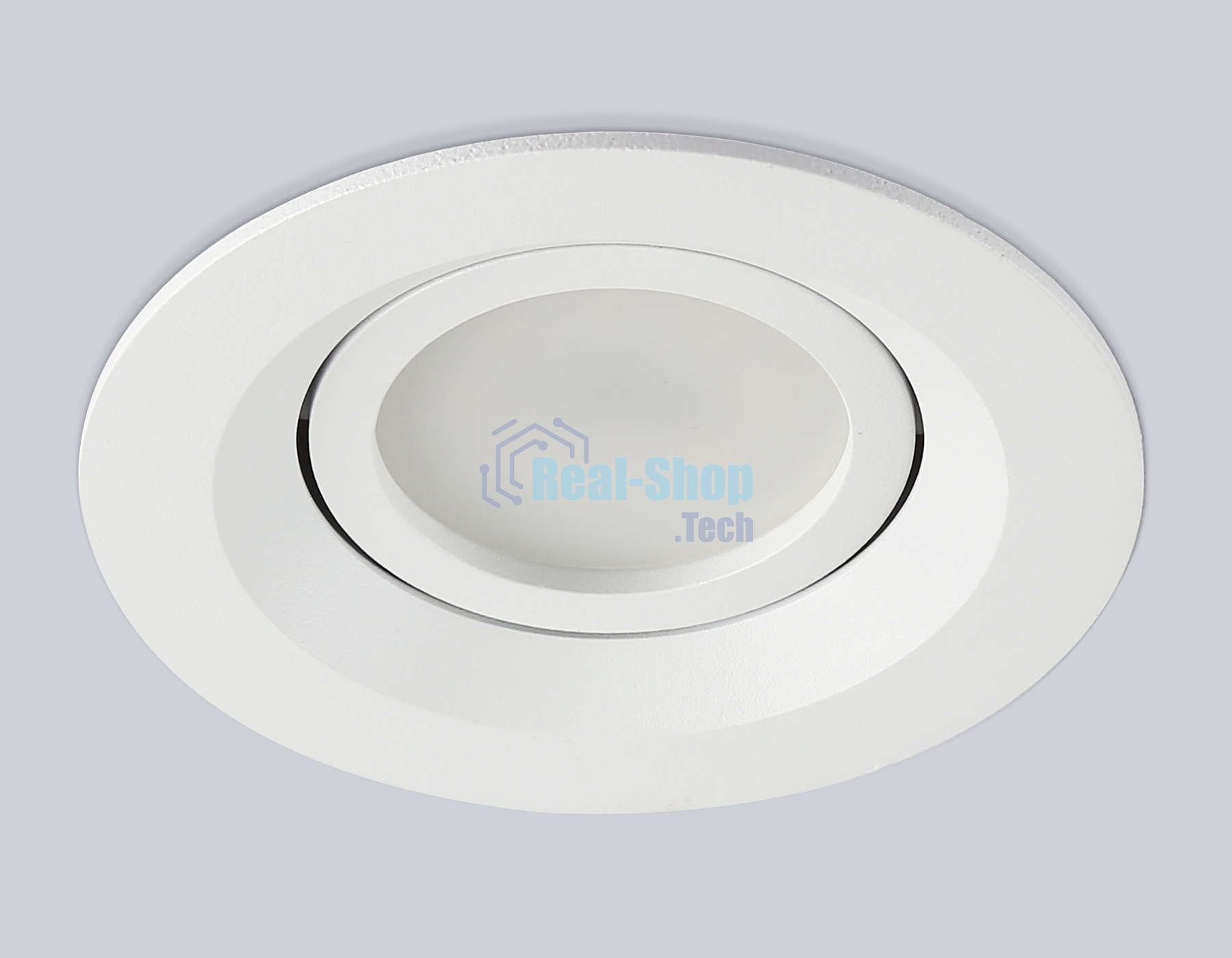 Встраиваемый поворотный точечный светильник Ambrella light TN102741 WH белый IP20 GU5.3 D95*25